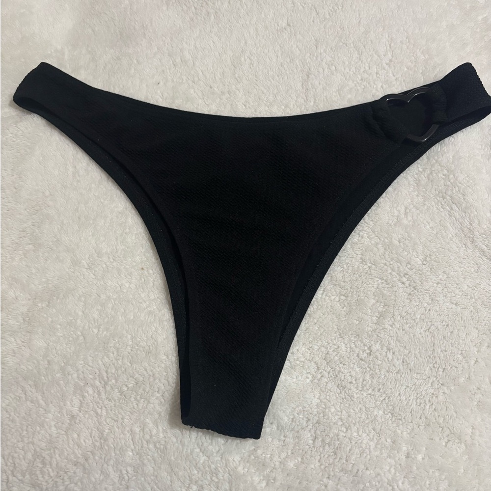 Black thong bikini Bottoms